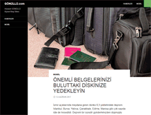 Tablet Screenshot of gonullu.com